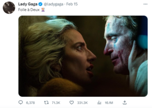 Lady Gaga in Joker sequel