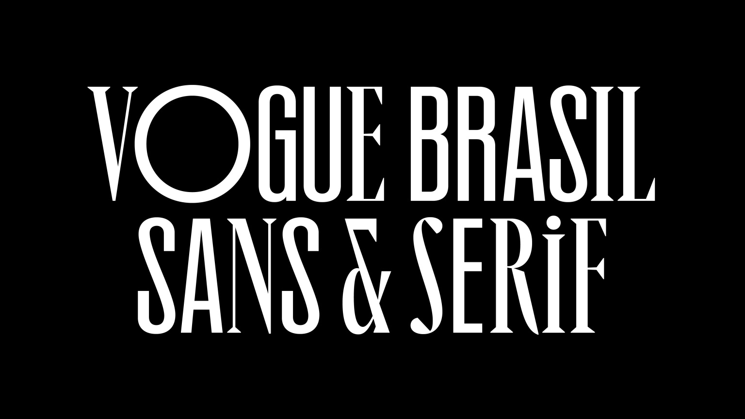 Vogue Brazil Font