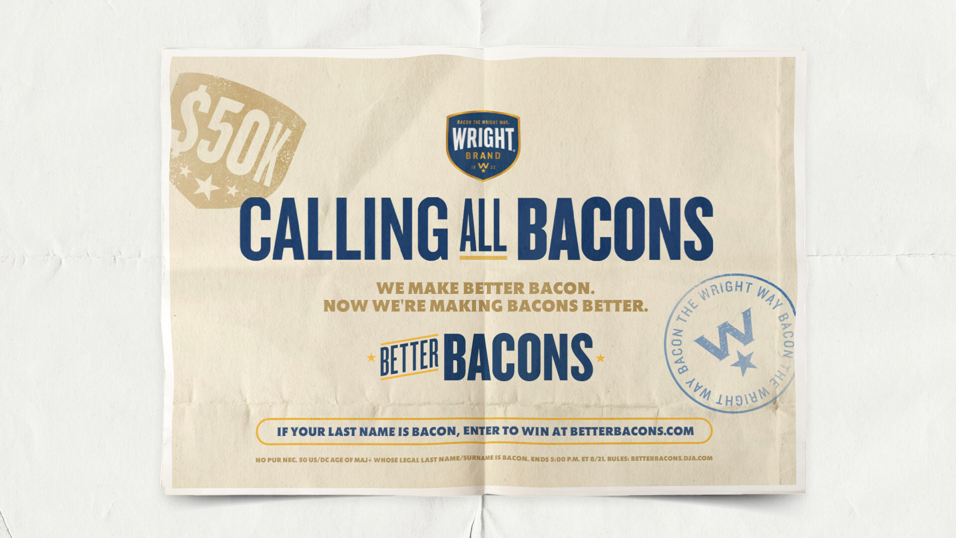 Wright Brand Wants to Make Every Bacon Better With Nationwide Contest