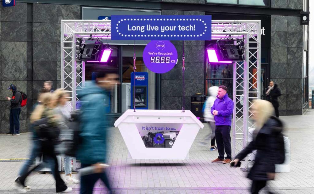 Currys and Samsung UK's recycling initiative partnership