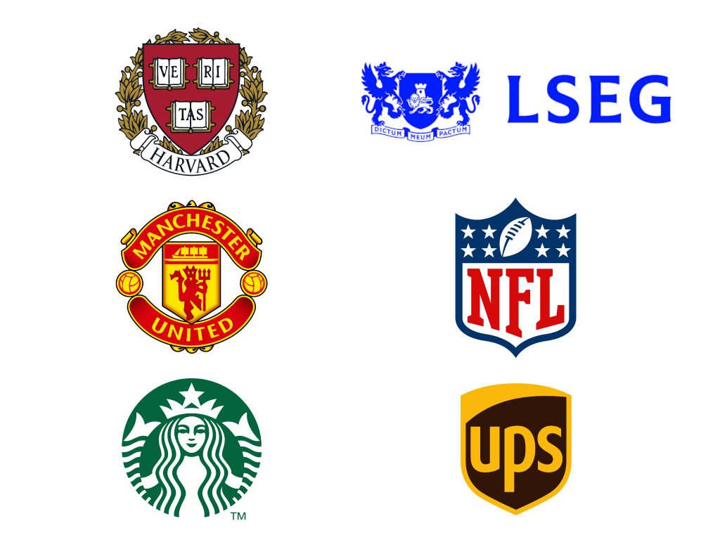 Types of logos example - Emblem logos