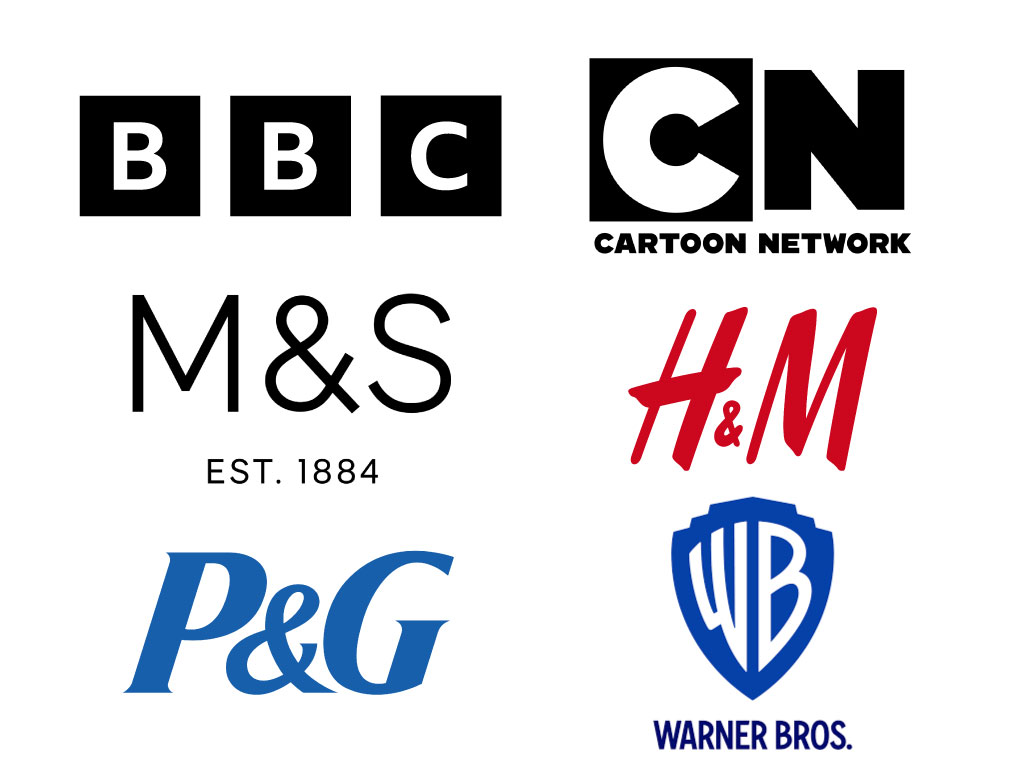 Types of logos example - Lettermark logos