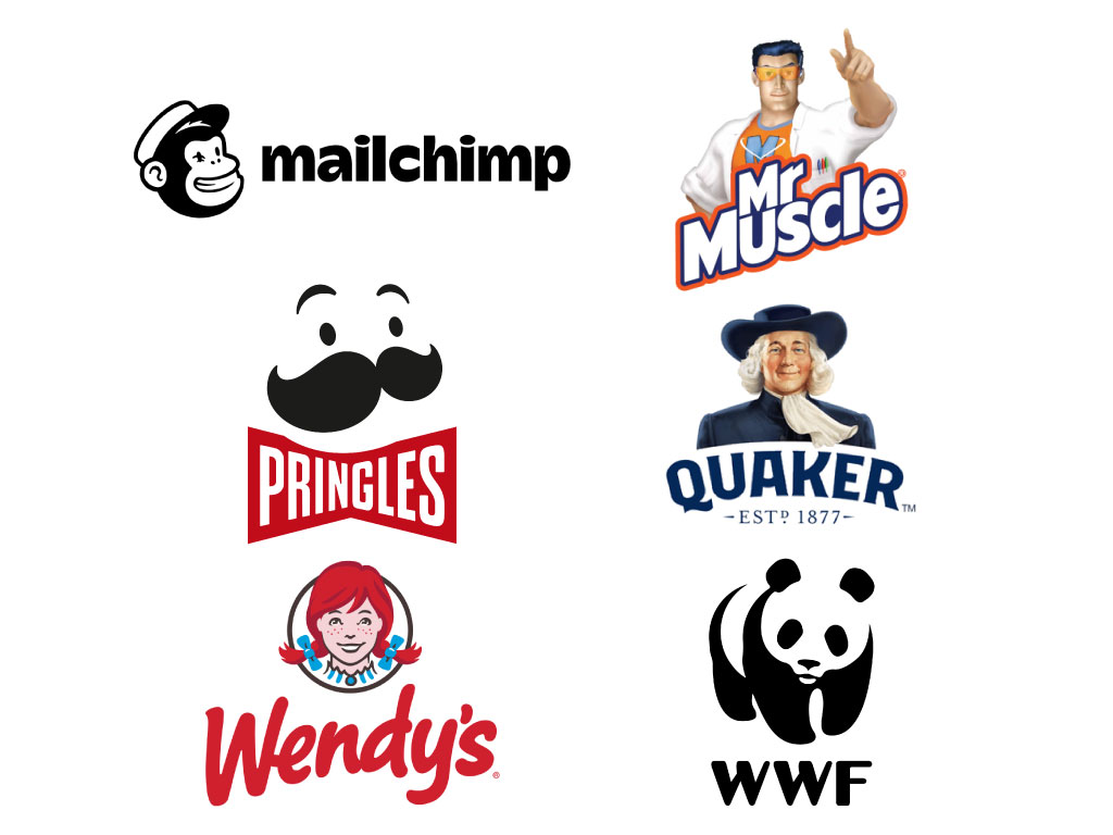 Types of logos example - Mascot logos