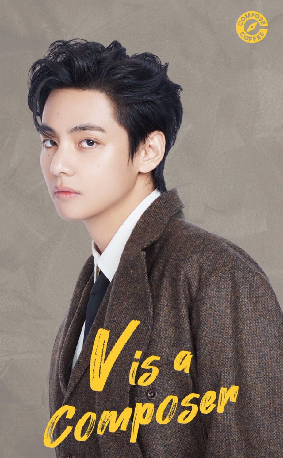 Celebrity Endorsements - V of BTS for Compose Coffee