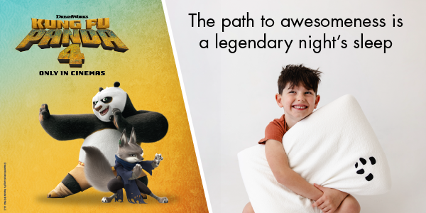 Sleep Legends Panda in Exclusive Partnership With DreamWorks for Kung Fu Panda 4