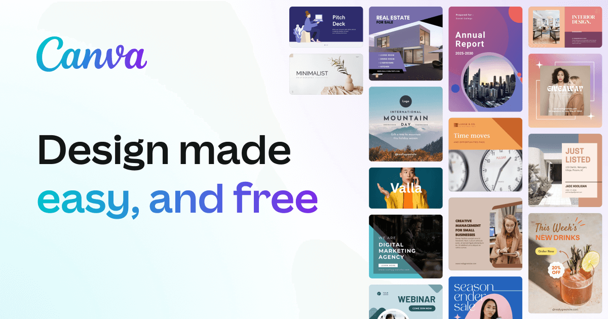 Canva is an all-in-one visual communication platform