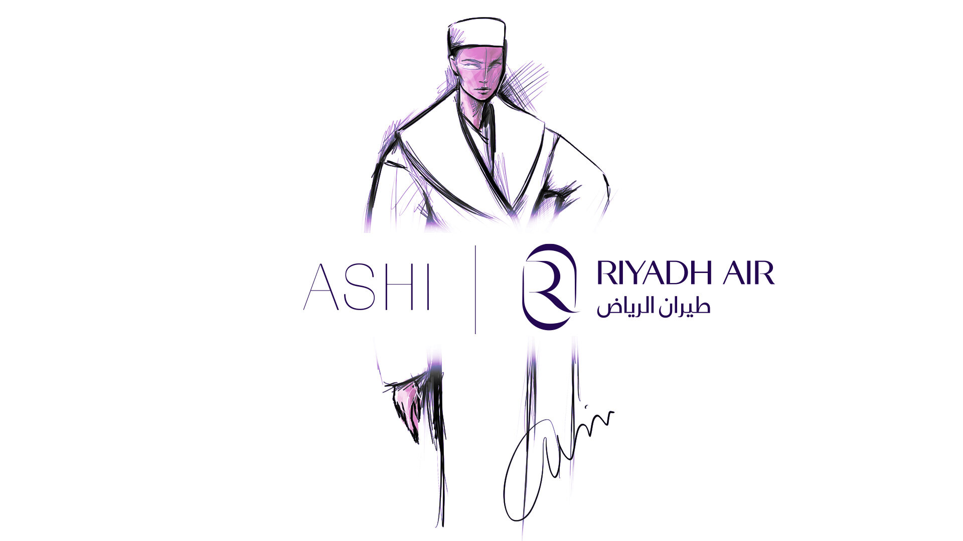 Image Source: Ashi/Riyadh Air via Fashion Network