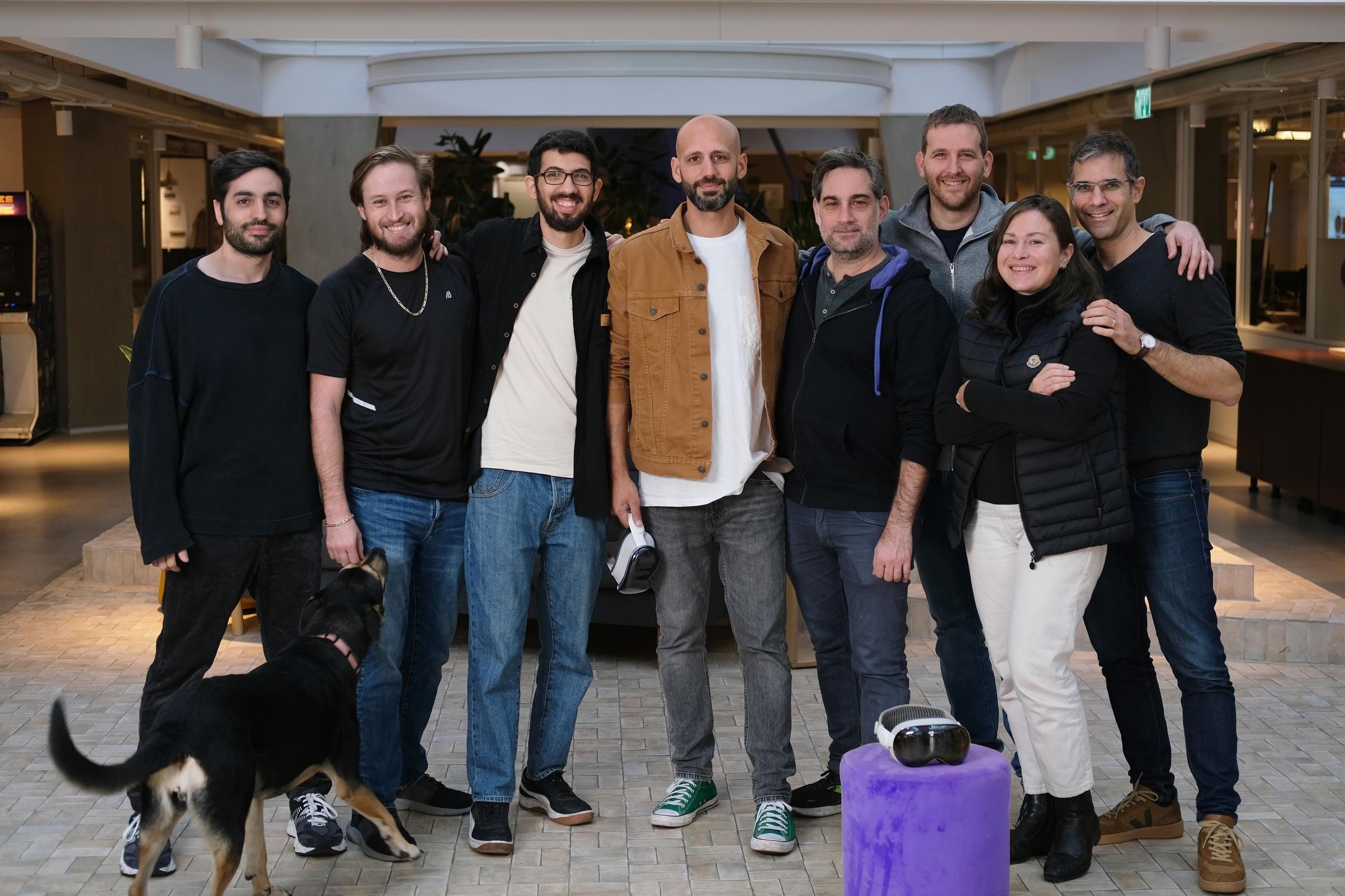 Left to right: Oren Agami, Anatoly Tsinovoy, Ran Zbaro, Eliran Douenias, Omer Wodnizki, Yuval Kaminka, Dani Zilberberg, Yoav Sharon. Image source: Simply Piano
