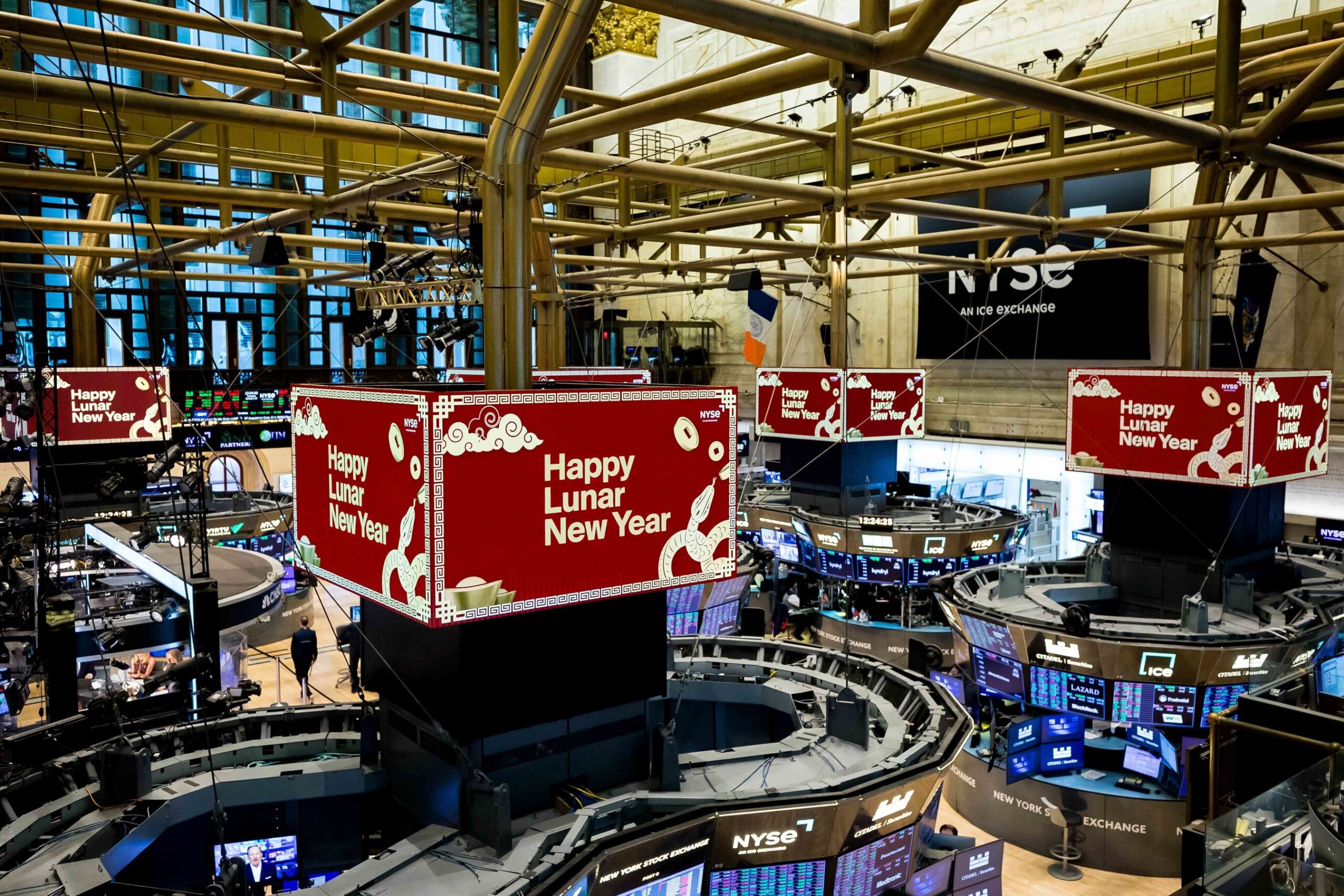 NYSE Trading Floor during live trading hours, photo taken on Jan 28th 2025. Image source: New York Stock Exchange