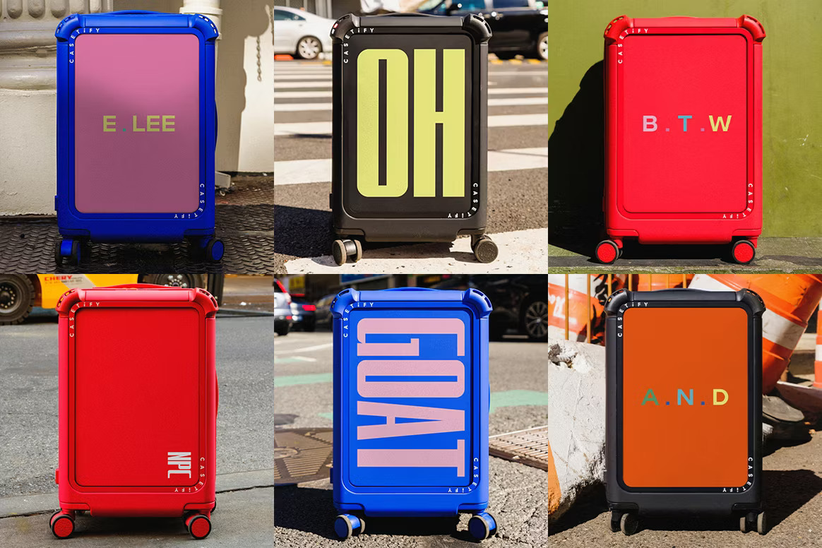 Casetify launches luggage