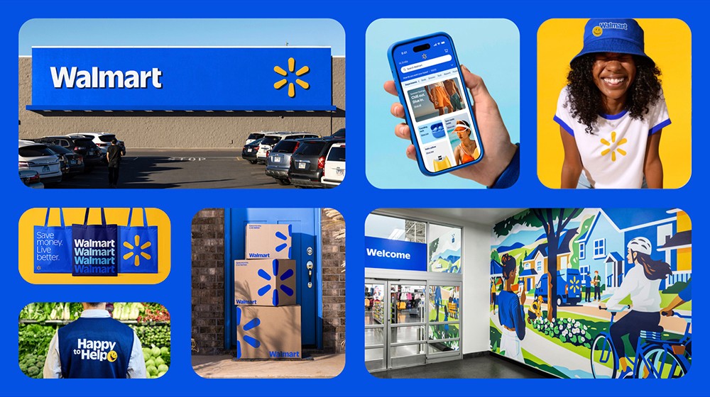 Walmart unveiled fresh brand identity. Image source: Walmart