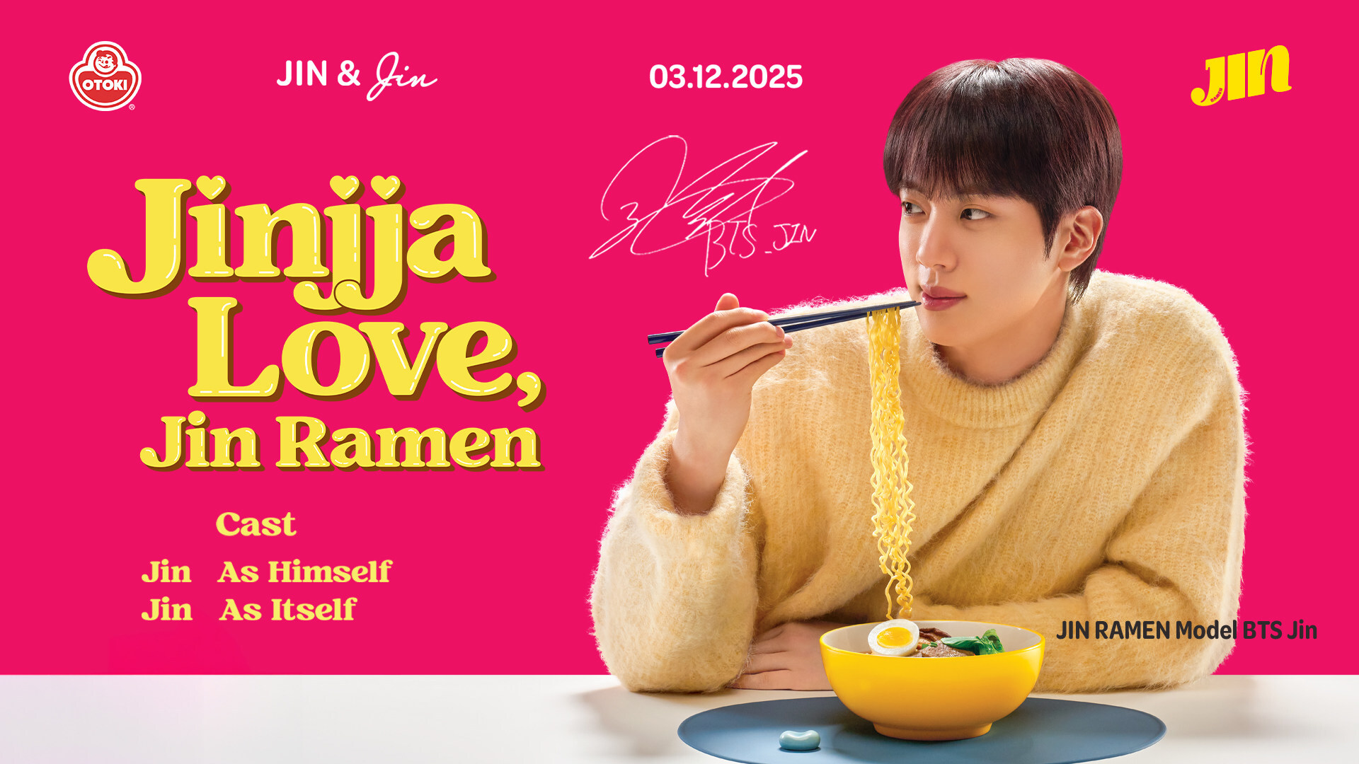 Taste the Love: OTOKI’s New Jin Ramen Campaign with BTS Jin