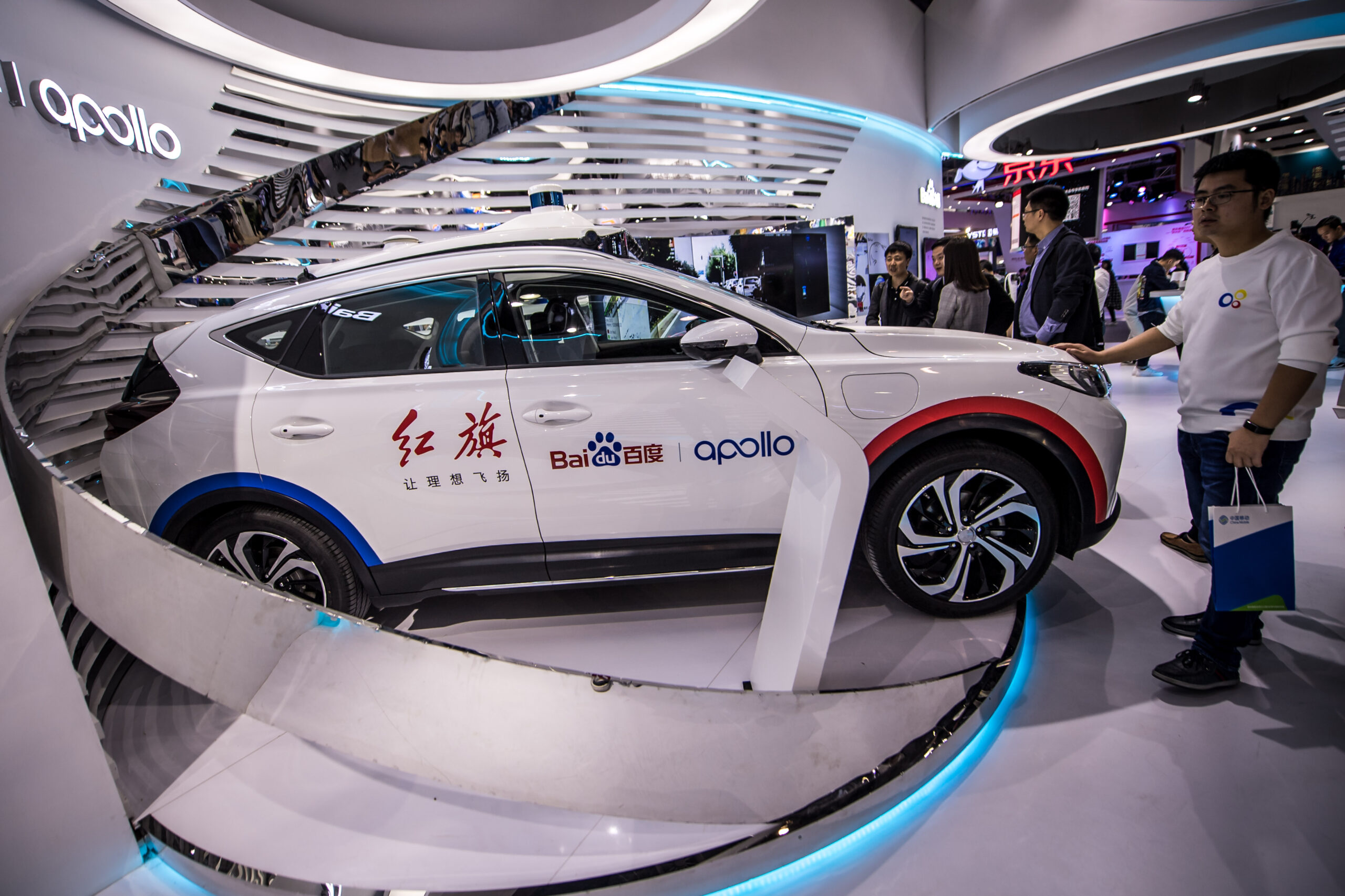 China Baidu robotaxis in Switzerland