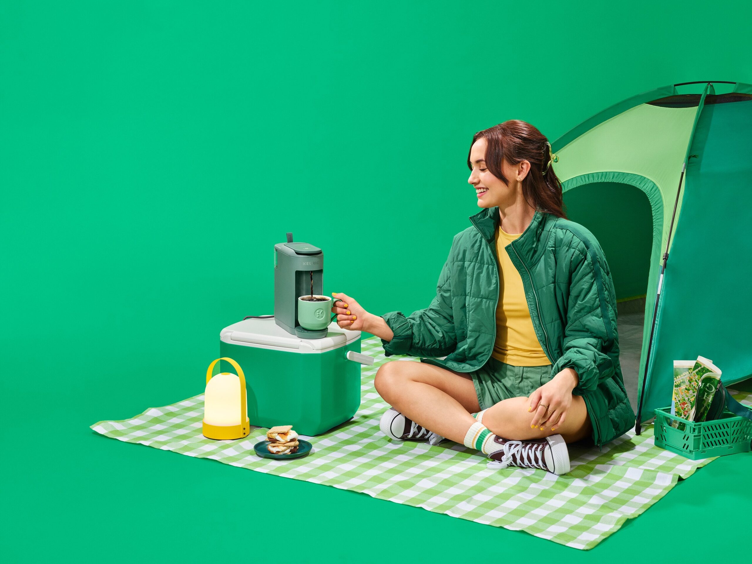 K-Mini Mate™ Brewer in Glamping Green. Image source: Keurig Dr Pepper